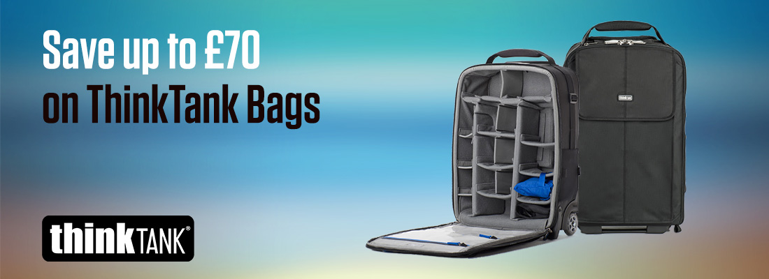 Save up to £70 on ThinkTank Bags