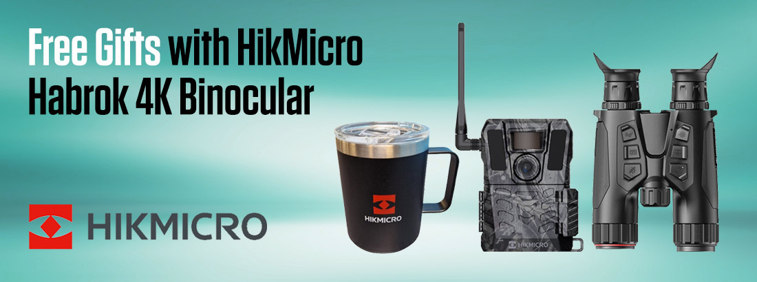 Free Gifts with HikMicro Habrok 4K Binocular