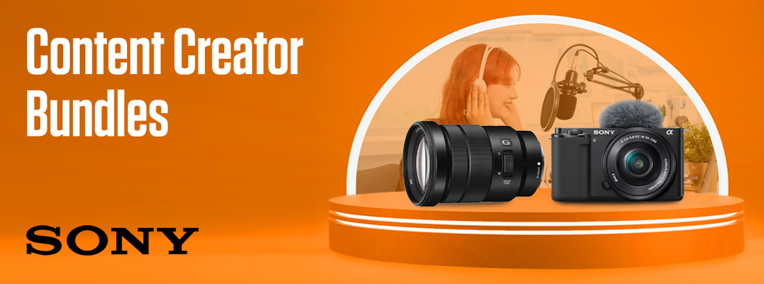 Save on Specialist Sony Bundles For Content Creation
