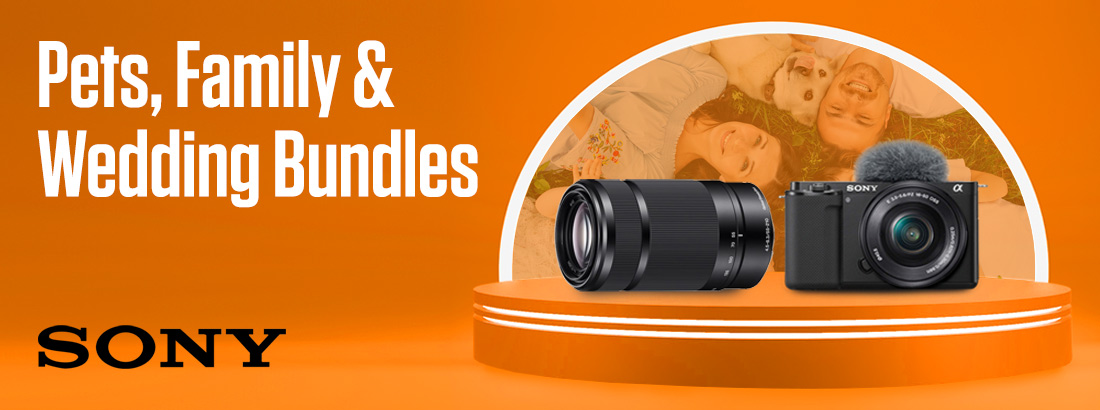 Save on Specialist Sony Bundles For Pets, Family and Weddings