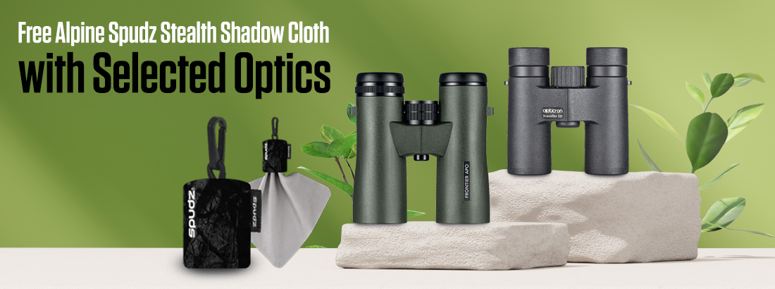 Free Alpine Spudz Stealth Shadow Cloth with Selected Optics April 25 BW