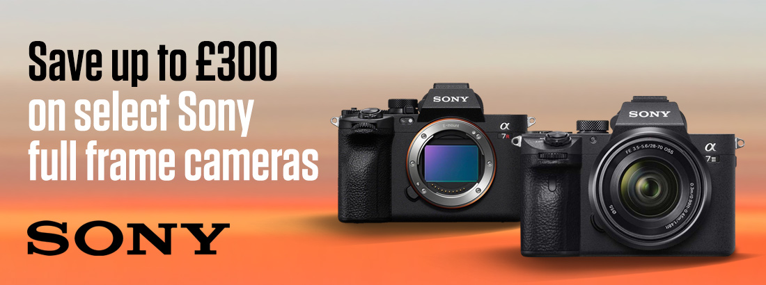 Save up to £300 on select Sony full-frame cameras