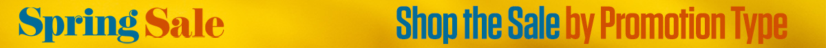 Shop the Sale by Promotion Type