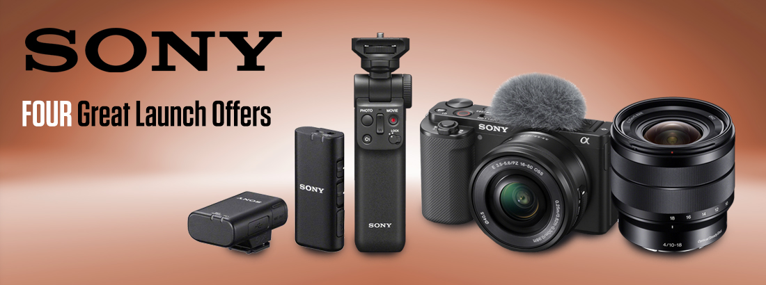 Sony ZV-EV10, Sony GP-VPT2BT Shooting Grip with ECM-W2BT Wireless Bluetooth Microphone and Sony E 10-18mm f4 OSS Lens