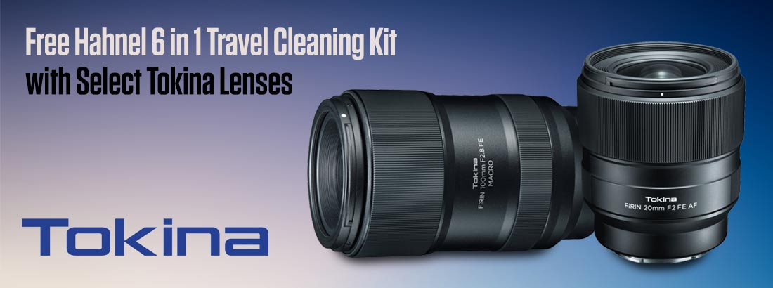 Free Hanel 6 in 1 Travel Cleaning Kit with select tokina lens