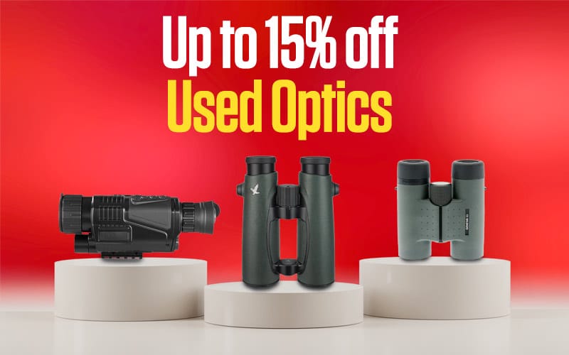Up to 15% off Used Optics