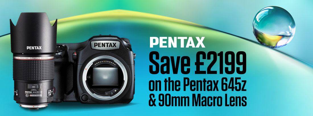 Save £2199 on the Pentax 645z and 90mm Macro Lens