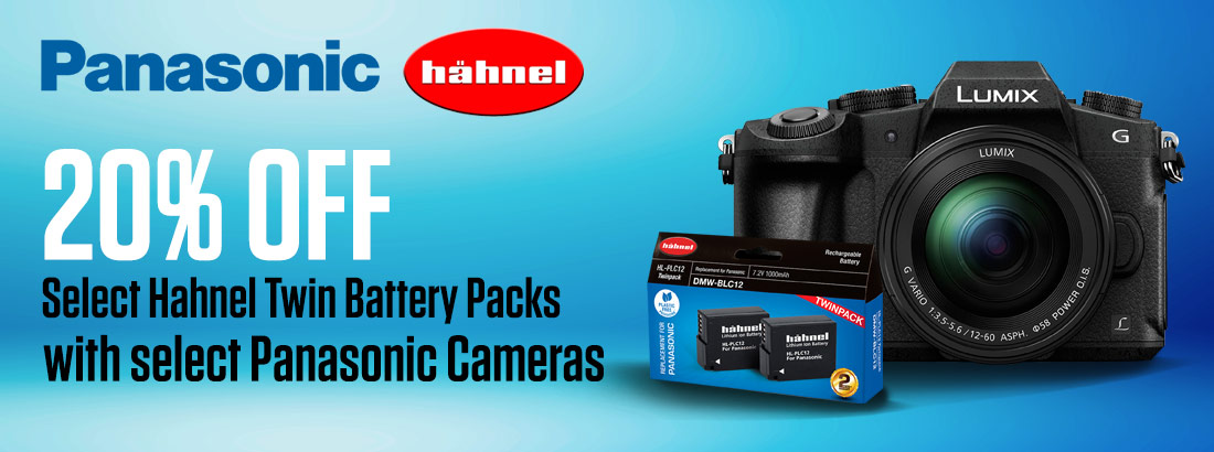 Hahnel HL-PLC12 Twin Battery Pack for Panasonic Panasonic LUMIX DMC-G7 Digital Camera with 12-60mm Lens