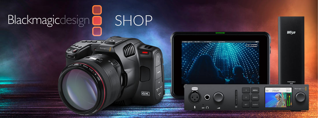 Blackmagic Shop Page