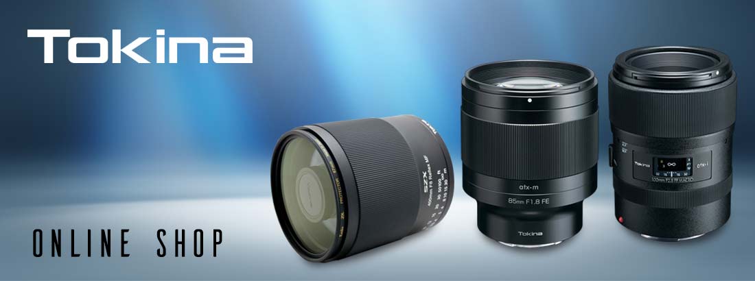 Tokina online shop banner