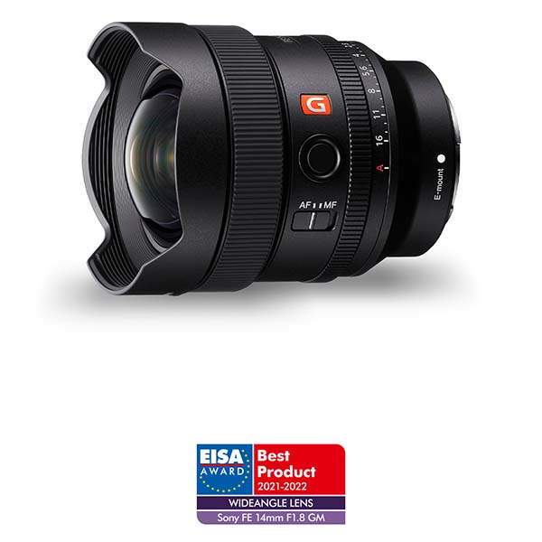 Sony FE 14mm f1.8 GM Lens awards