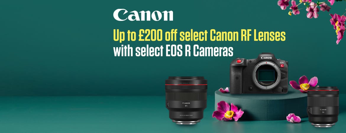 Spring Sale Up to £200 Off Selected Canon RF Lenses 2024