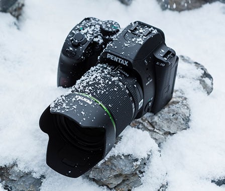 Pentax K-70 in snow