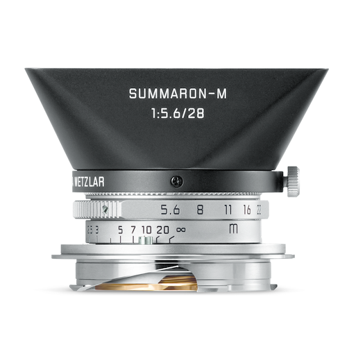 summaron with lens hood from side