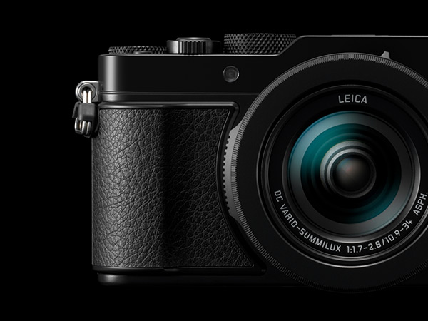 Digital camera lens on the Camera Panasonic Lumix LX100 mark II