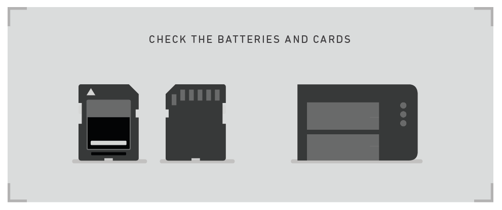 batteries and sd cards