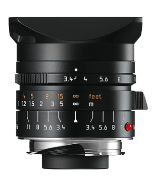 Leica 21mm f3.4 super-elmar lens