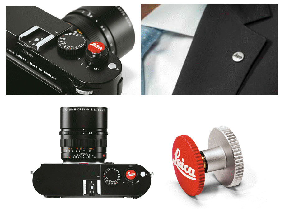 Red For Leica Soft Release Button 