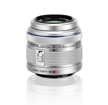 Olympus 14-42mm  ZUIKO Digital Silver Micro 4/3 Lens