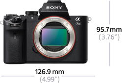 Sony a7 II - Dimensions 1