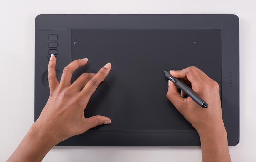 Wacom Intuos Pro - In use view 1