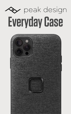 Peak Design Everyday Case Mobile Mega Menu Ad