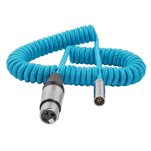 Photos - Cable (video, audio, USB) Kondor Blue Coiled Mini XLR to XLR for C70 & BMPCC4K/6K (12-inch -24-inch)