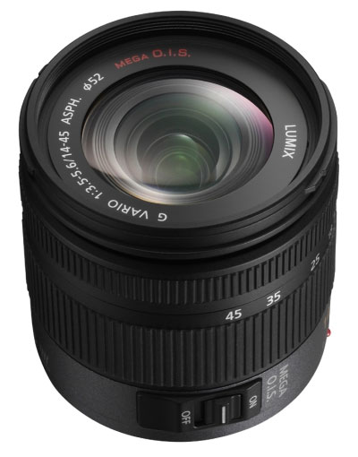 Panasonic 14-45mm F3.5-5.6 ASPH Lumix G Vario Standard Zoom Lens