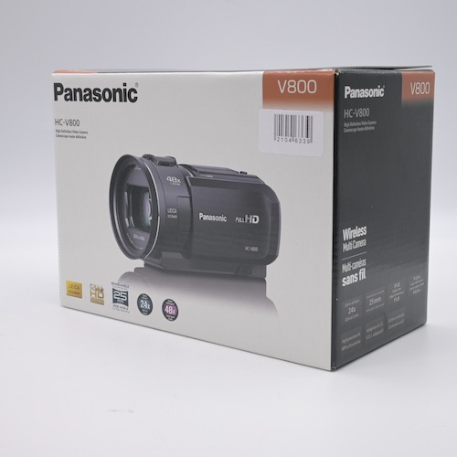 Used Panasonic HC-V800EB-K HD Video Camera - 21046339