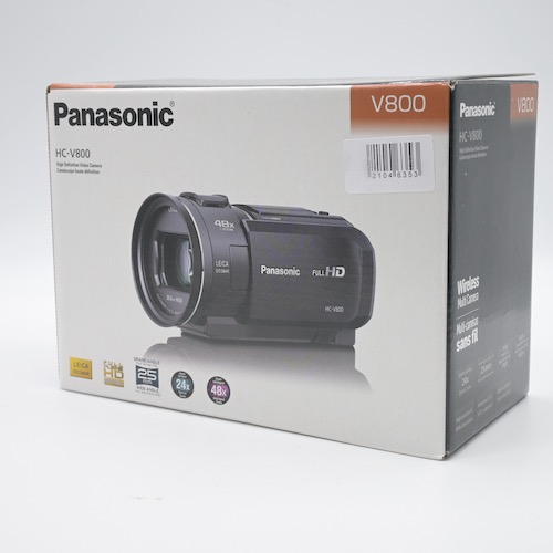 Used Panasonic HC-V800EB-K HD Video Camera - 21046353 