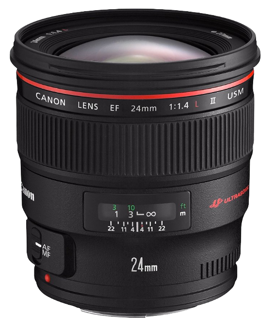 Canon EF 24mm f1.4L II USM Lens