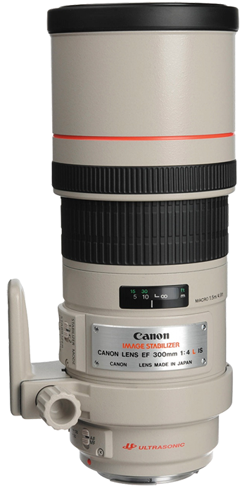 Canon EF 300mm f4.0L USM IS Lens