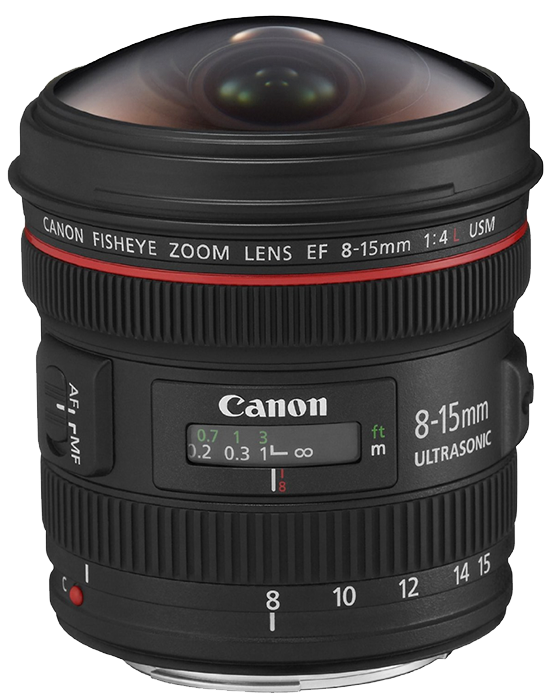 Canon EF 8-15mm f4L USM Lens