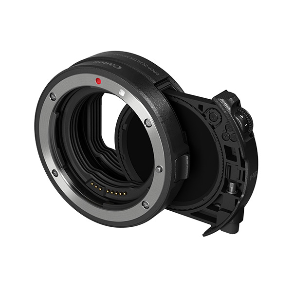 Canon EF to EOS R Mount Adapter with Drop-In Circular Polarizing Filter A