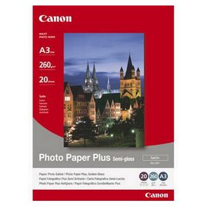 Canon SG-201 (A3) 260gsm Semi-Gloss Photo Paper (Pack of 20 Sheets)