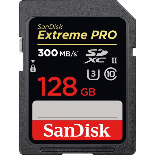Sandisk 128GB Extreme Pro SDHC UHS-II 300MB/s