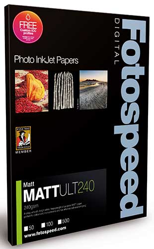 Fotospeed Matt Ultra 240 Photo Quality Paper - A3 - 100pk