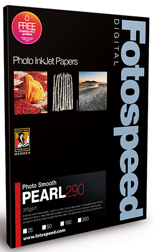 Fotospeed Photo Smooth Pearl 290 Paper - Panoramic 297x594 - 25pk