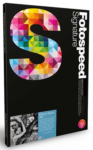 Fotospeed Platinum Baryta 300 Photo Signature Paper - A3 Plus - 25pk