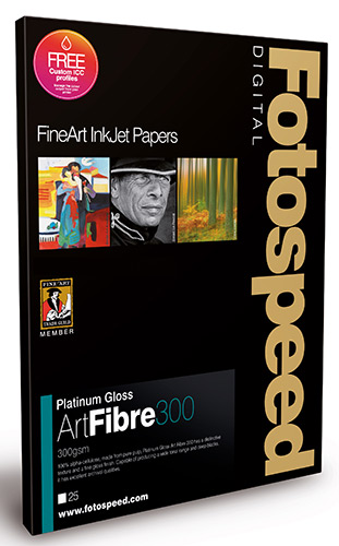 Fotospeed Platinum Gloss Art Fibre 300 Paper - A4 - 25pk