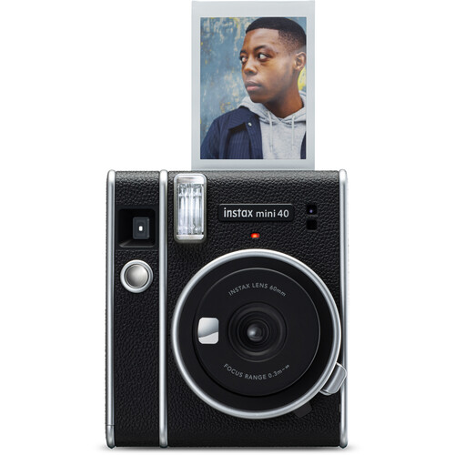 Fujifilm Instax Mini 40 Camera (10 Shots) - Black
