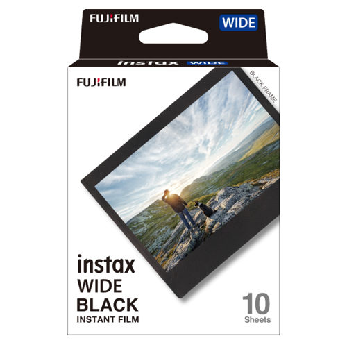 Fujifilm Instax Wide Black Frame Film, 10 shots
