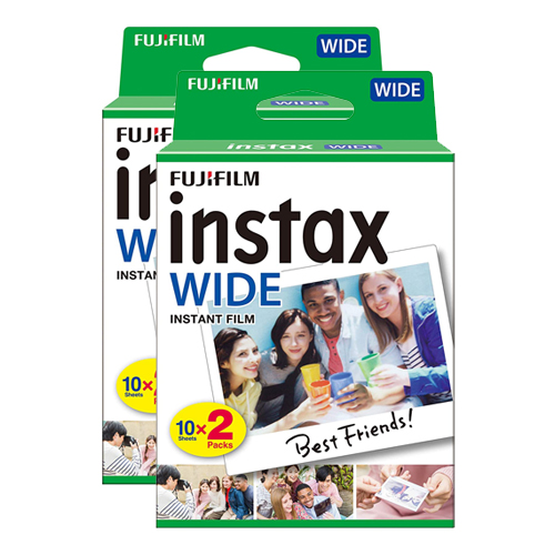 Fujifilm Instax Wide Picture Format Instant Photo Film - White, 40 Shot Pack