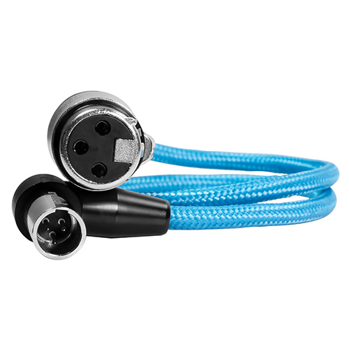 Kondor Blue 17-inch Right Angle Mini XLR to XLR for BMPCC 6K Pro/C70