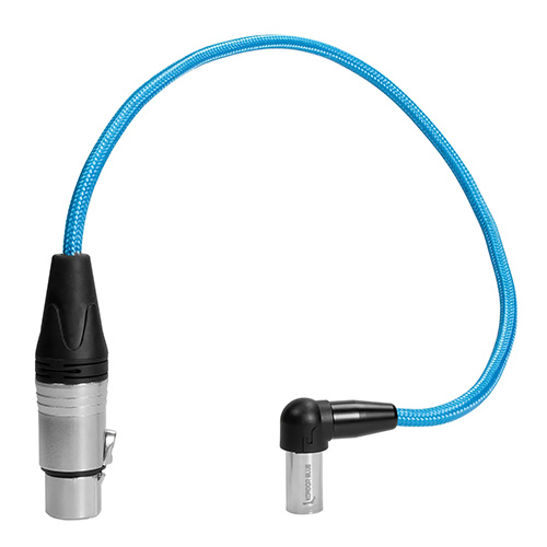 Kondor Blue 17-inch Right Angle Mini XLR to XLR for BMPCC 6K Pro/C70
