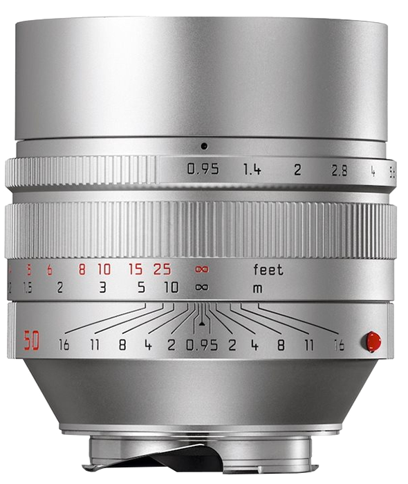 Leica 50mm f0.95 Noctilux-M Asph - Silver Anodized