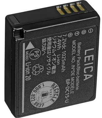 Leica Lithium-Ion-Battery BP-DC15E for D-LUX (Typ 109) -18544