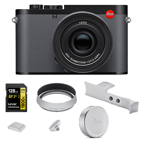 Leica Q3 43 Digital Camera - Black & Silver Edition