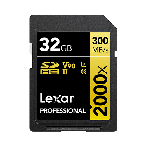 Lexar SDHC Professional UHS-II 2000x V90 32GB