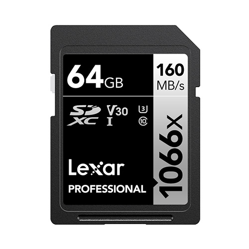 Lexar SDXC Professional UHS-I 1066x V30 64GB